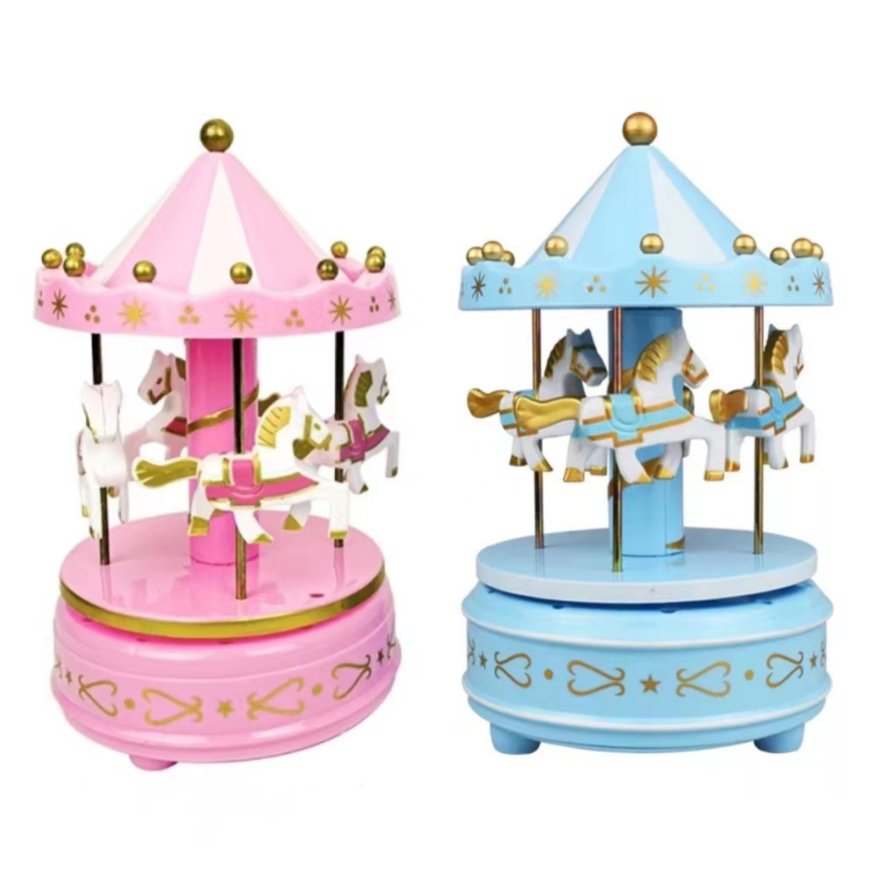 A carousel box cake to decorate the idea of a carousel birthday wedding costume.