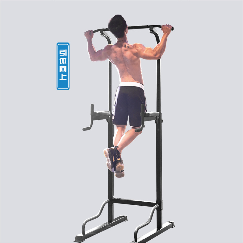 Inductive home-to-house training of gymnasium equipment with a double pole.