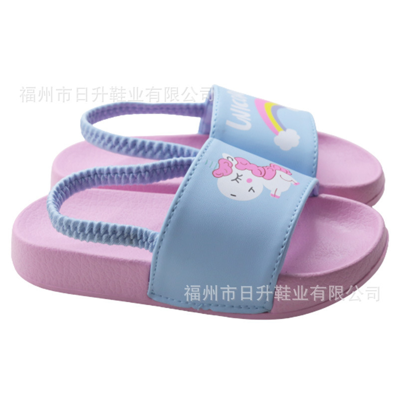 OEM đã tùy chỉnh đôi dép của trẻ em PU dựa trên dấu vân tay và ngón chân, dép của trẻ em Eva, Slide Sandals