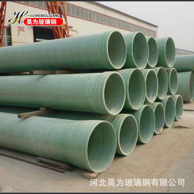 Large-calibre glass steel entangled around sand pipes, ground-layed steel cables protecting pipes, glass steel pipes.