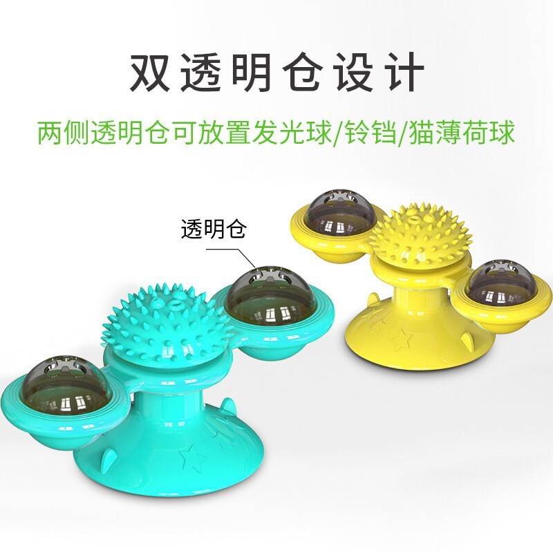 ♪ Những cối xay gió làm cho mèo và đồ chơi phát sáng bằng bạc hà và đồ chơi