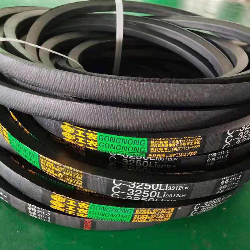 Industrial belts for triangulation of belts, type c