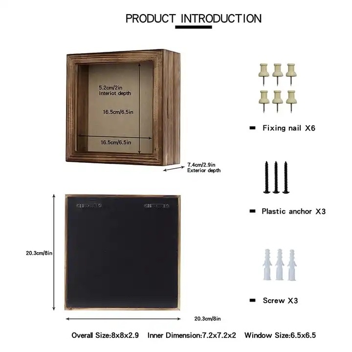 상자의 프레임 8x8 프레임은 침실에 그림의 트로피와 꽃다발을 표시합니다.