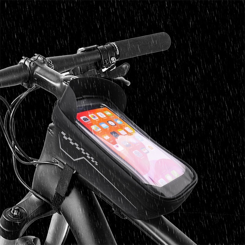 Cross-border exclusive bicycle phone packs for outdoor bike front beams for waterproof bicycle packs