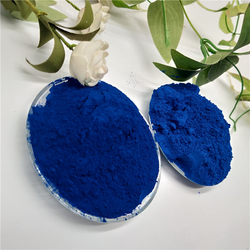 A large amount of ink paint for the bulk of the bulk of the bulk of the bulk of the bulk of the ink is dyed with iron oxide blue colour.