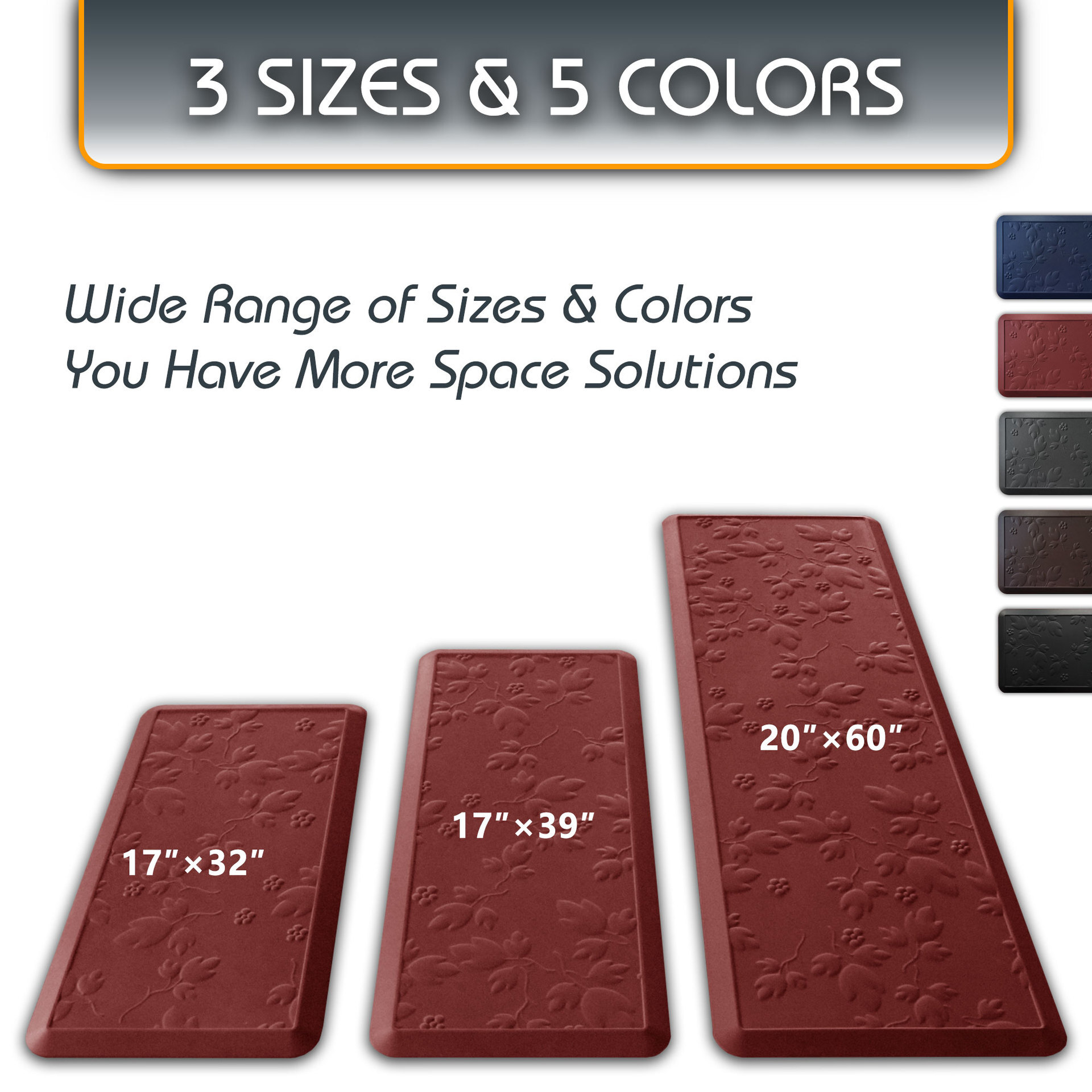 Nbstep PU stand-up pads, polyurethane floor pads, slurry-proof-painted kitchen pads, comfort pads.