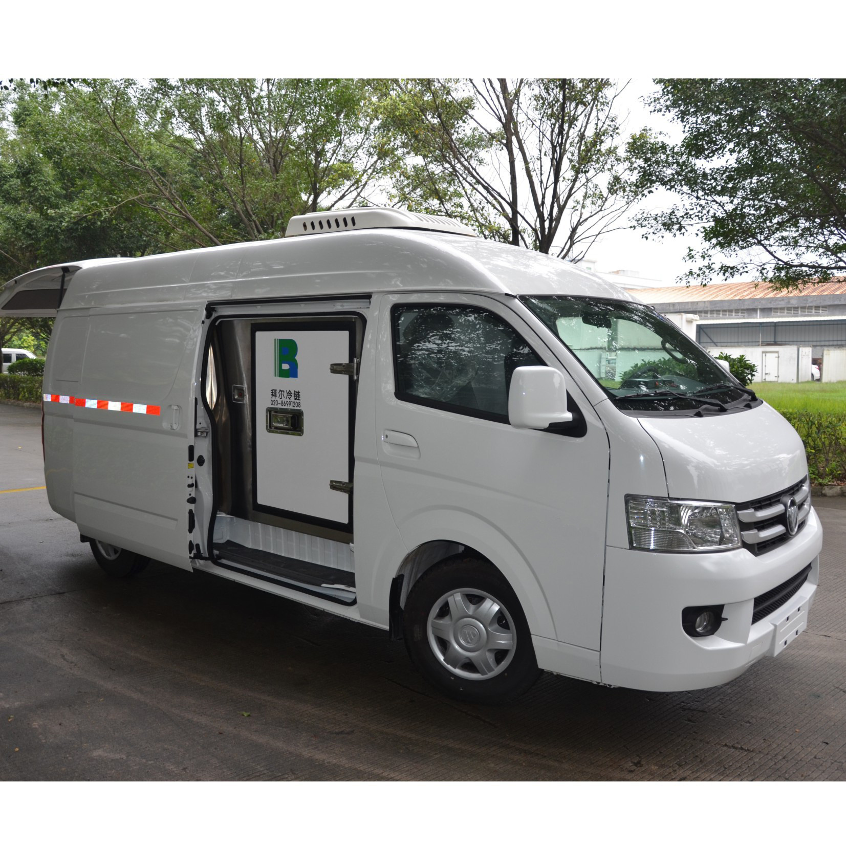 Refrigerated food, fruit and vegetables, G7 van, San Fukuda