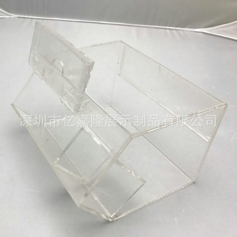 The Akrygian box of organic glass candy box is customised for transparent display box food box processing.