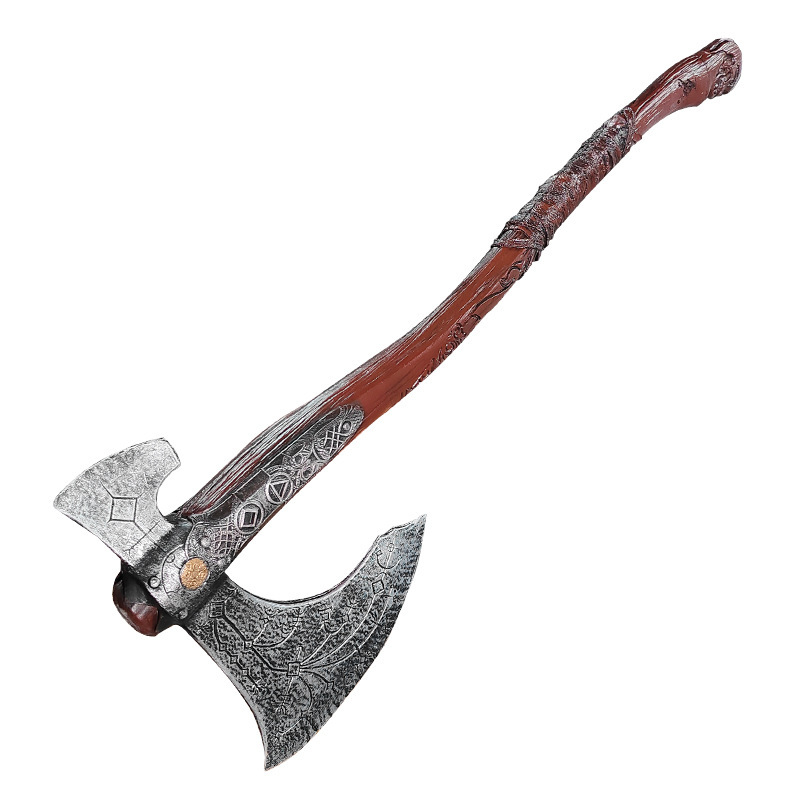 Chiến tranh với thần Thorlay's Hammer Leviathan's Axes ăn mặc như một đạo cụ cho giao dịch nước ngoài.