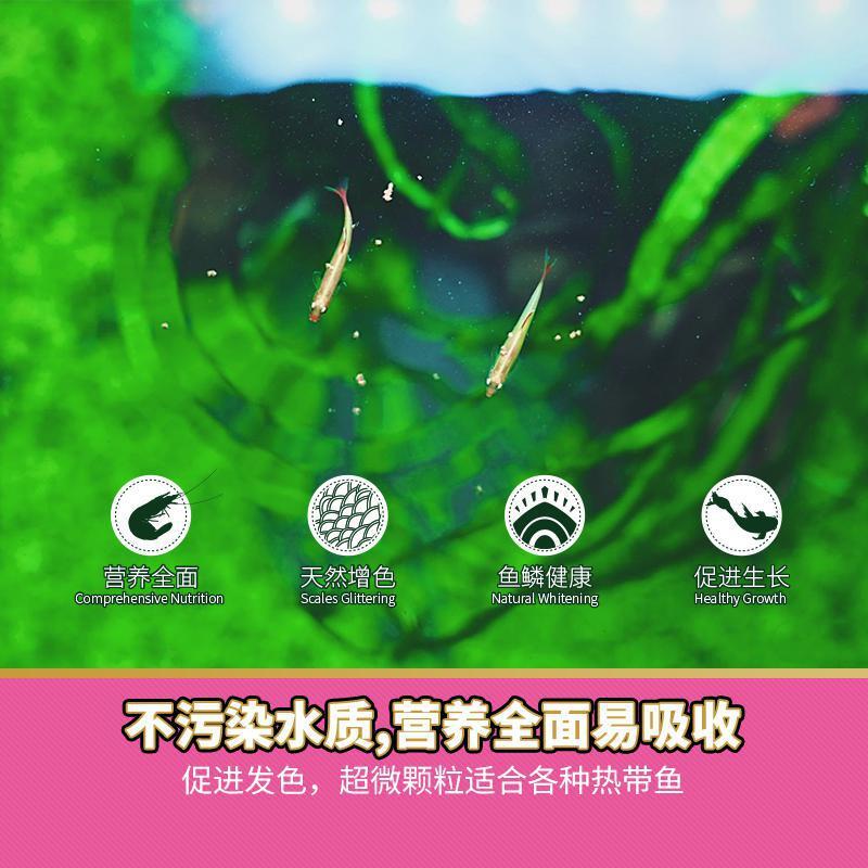 BX102寸金魚糧16克盒裝熱帶魚飼料熱帶魚食熱帶魚糧 微小顆粒廠家