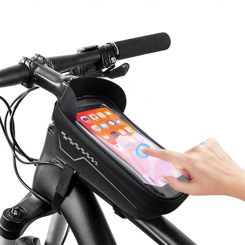 Cross-border exclusive bicycle phone packs for outdoor bike front beams for waterproof bicycle packs