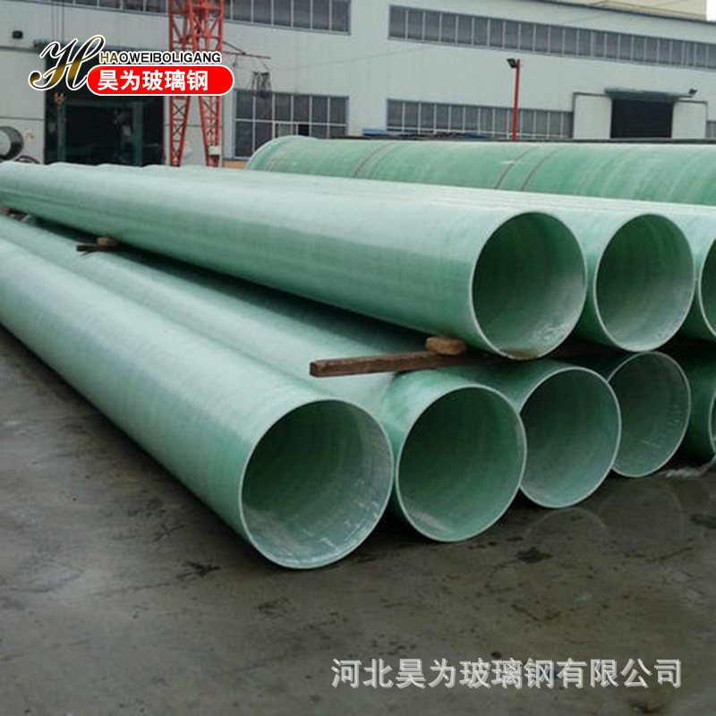 Large-calibre glass steel entangled around sand pipes, ground-layed steel cables protecting pipes, glass steel pipes.