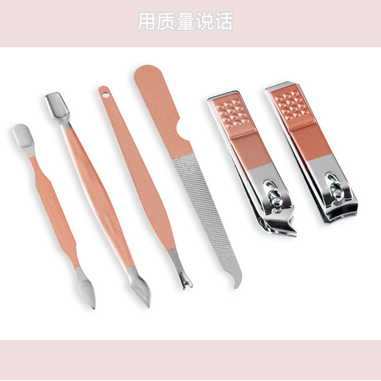 Decoration tools are available for adults with 10 sets of stainless steel fittings in rose gold.