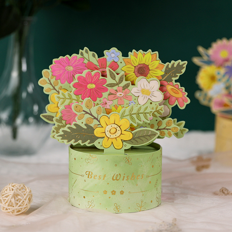 A gift of gold and card florist for a girlfriend's creative hand-to-hand gift can be used as a distribution.