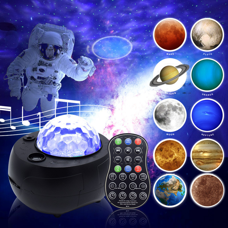 Những đứa con của Starlight Projector đầy những ánh đèn ngủ lãng mạn lãng mạn sáng tạo.