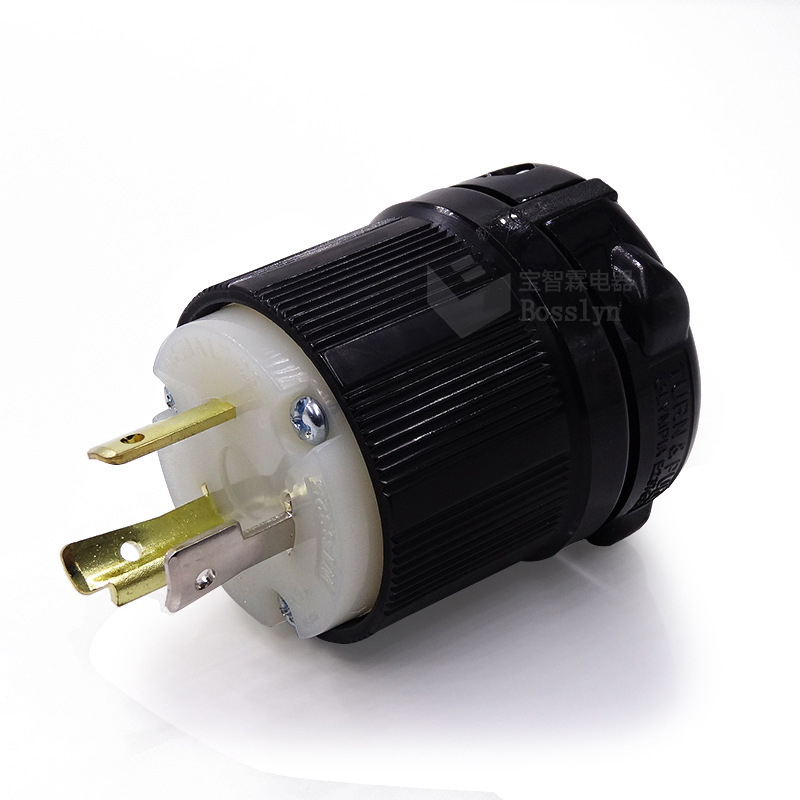 Plant supply NEMA L7-30 United States-based fast-locked plug-in.