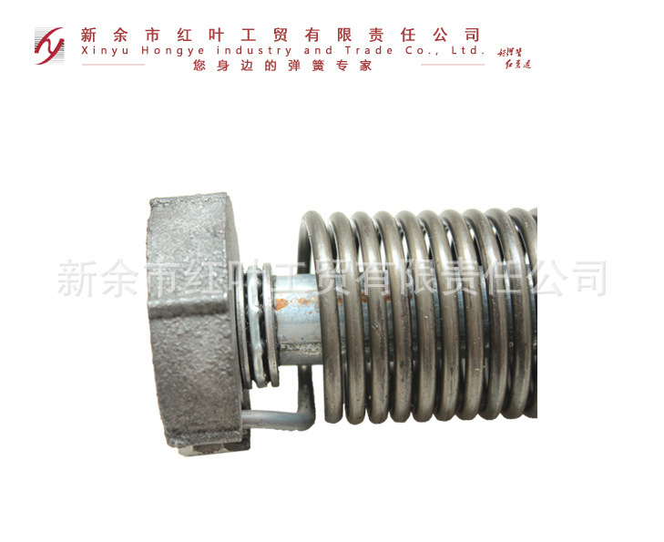 Aluminium alloy piping pipe-type spring-tailed garage-gate straight-barrel motor spring 65Mn steel door fittings