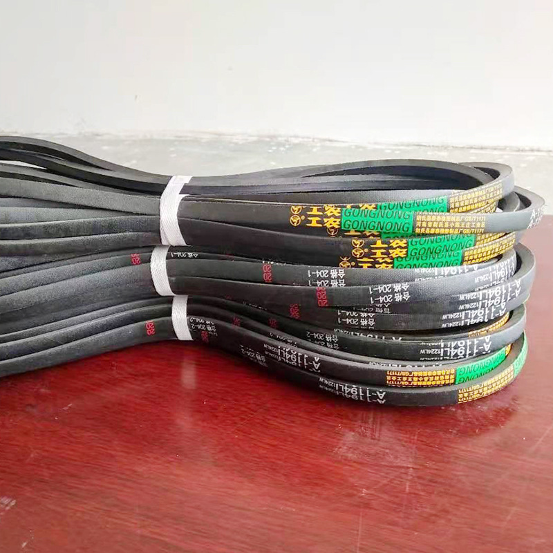 Type A triangular polyurethane hard-lined rubber belt industrial belt belts food mechanical transfer belts