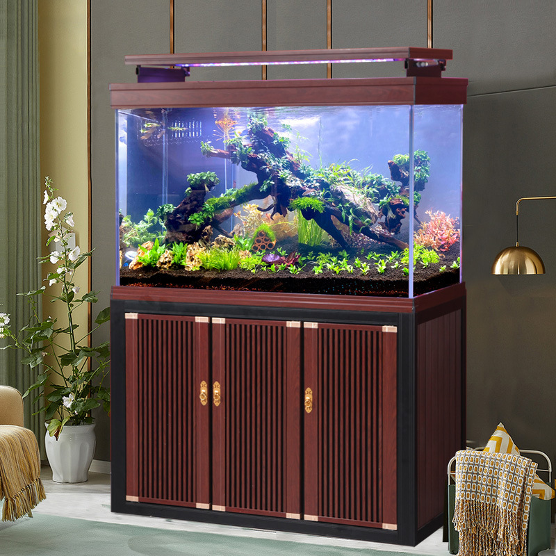 Các bể cá siêu trắng sử dụng phòng khách của nó để cô lập văn phòng hải sản mới của Trung Quốc lọc cá dưới đáy bể.