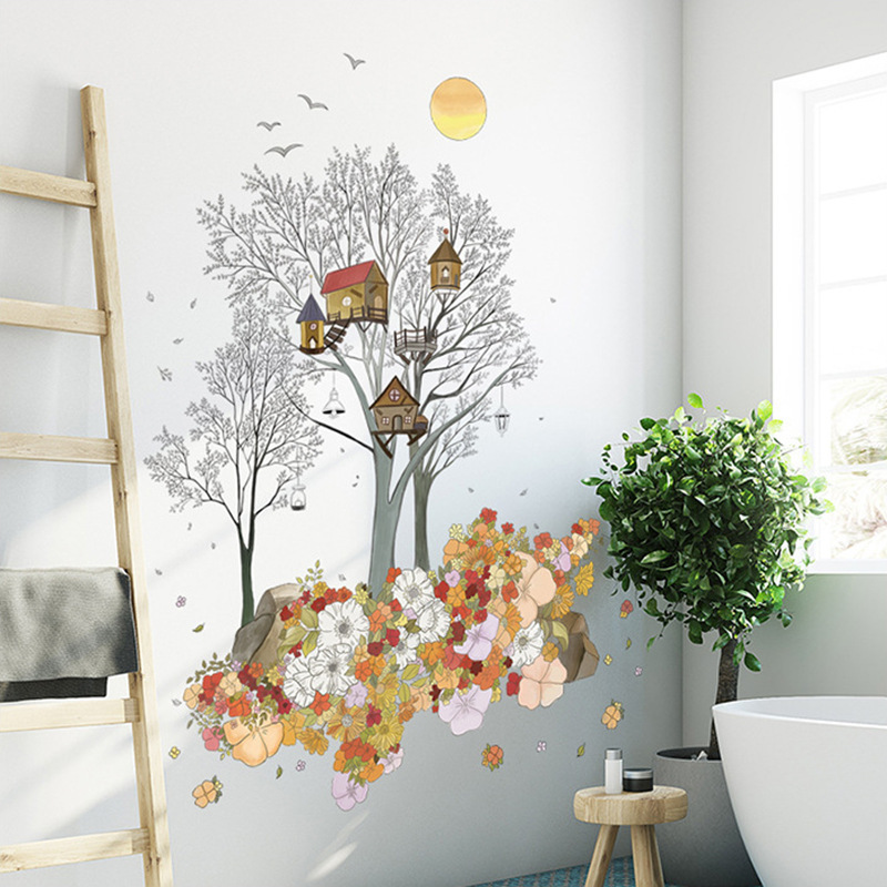 Một bức tường tường tường sập, những phòng ngủ dính bẩn có thể gỡ bỏ khung AY10255.