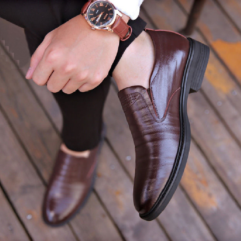 2022 Spring New Men's Leather Shoes, Young Men's Recreational Shoes, New Men's Leather Shoes