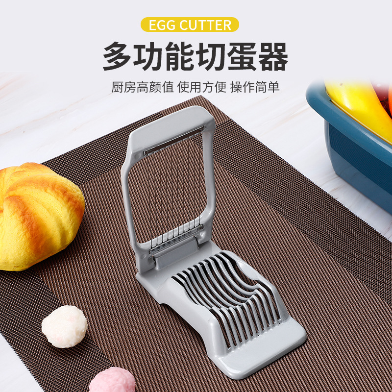 Một bộ dụng cụ nhà bếp hợp kim hiện đại, đơn giản aluminium cho nhiều nguồn điện cắt trứng vuông với các lát cắt