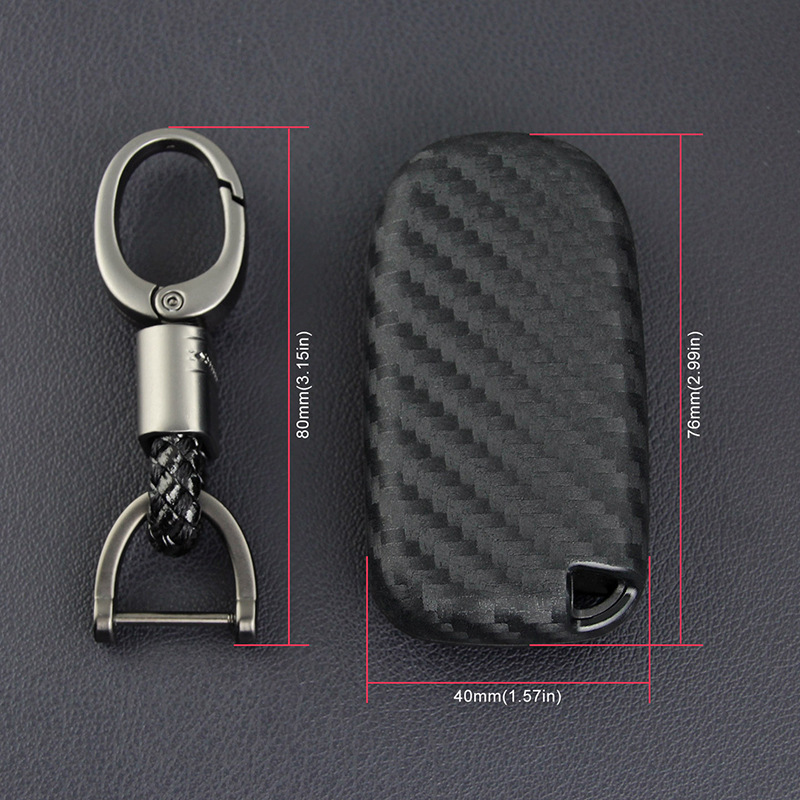 Wholesale of carbon-fibre-coated silicone key packs for Jeep Jeep Free Dodge Chrysler.