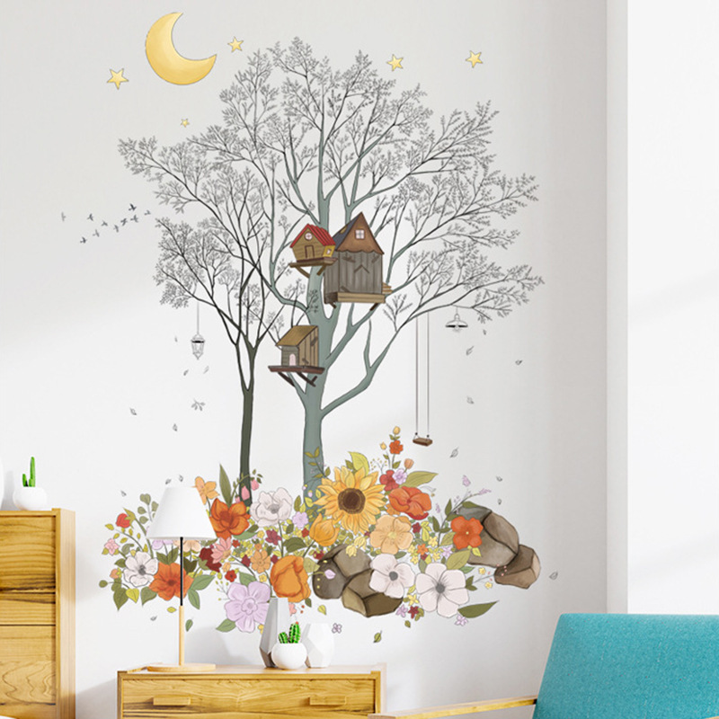 Một bức tường tường tường sập, những phòng ngủ dính bẩn có thể gỡ bỏ khung AY10255.