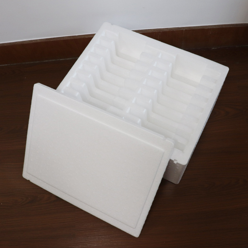 Solar chip box, white shock-proof EPE cotton box degradable foam box fixation