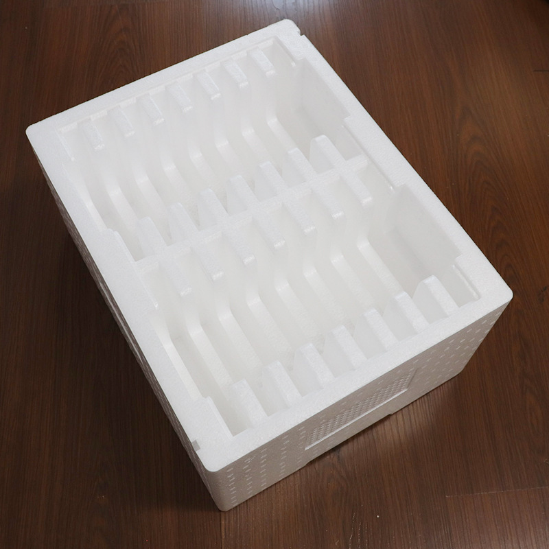 Solar chip box, white shock-proof EPE cotton box degradable foam box fixation