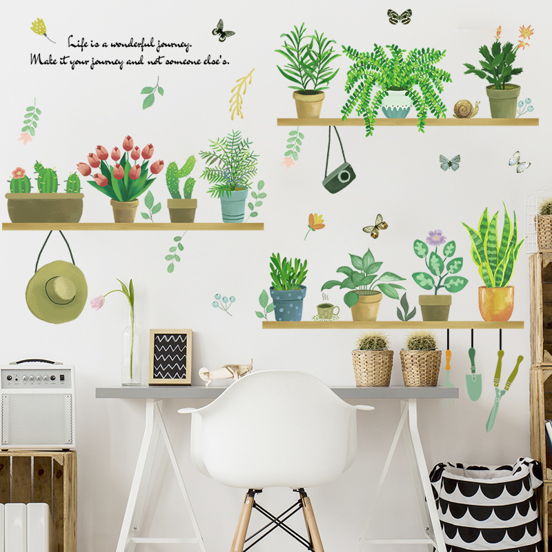 Bức tường màu xanh lá cây, phòng ngủ dính, loại bỏ đồ trang trí từ AY10164.