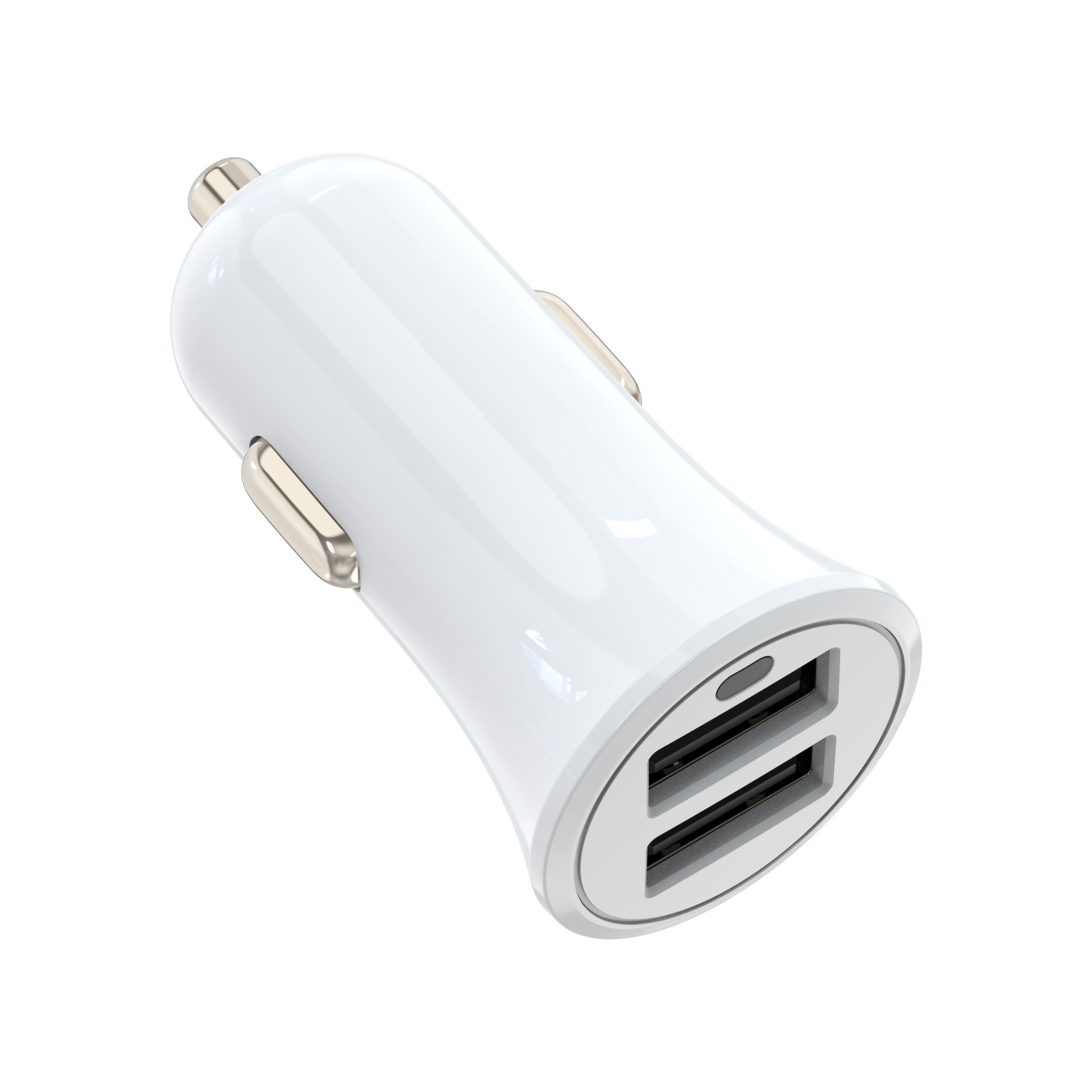 CE xác nhận 12W-di động mini chứa 2 chiếc USB tải xe 2 lần.