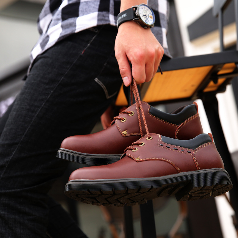 Martin's 2023 new pair of boots with bullskin on the hill.