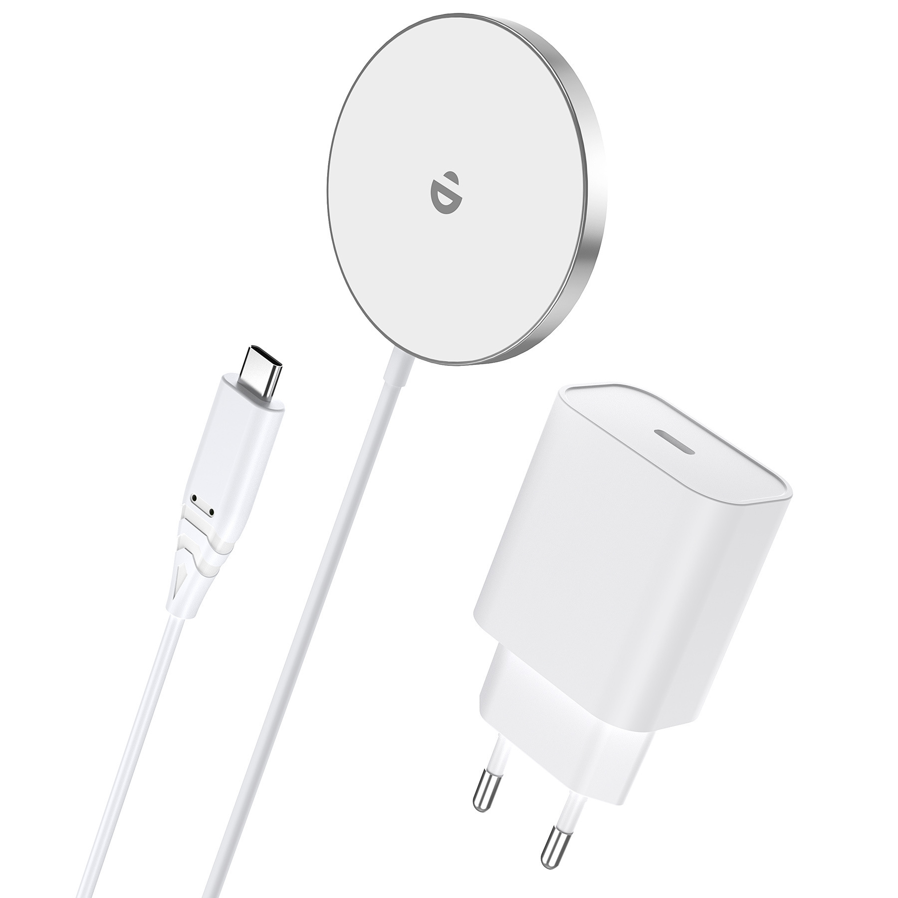 Bộ sạc điện từ không dây Magsafe 15W mới được áp dụng cho hệ thống sạc không dây Apple 15.