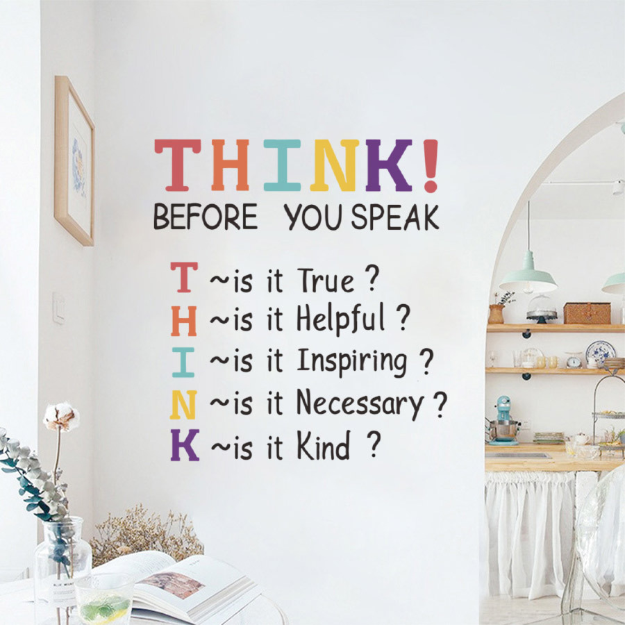 Bức tường chữ cái tiếng Anh mới để loại bỏ nền trang trí