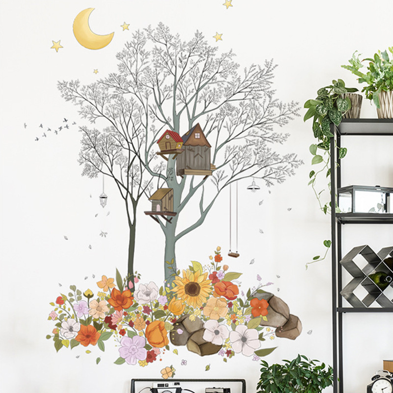 Một bức tường tường tường sập, những phòng ngủ dính bẩn có thể gỡ bỏ khung AY10255.