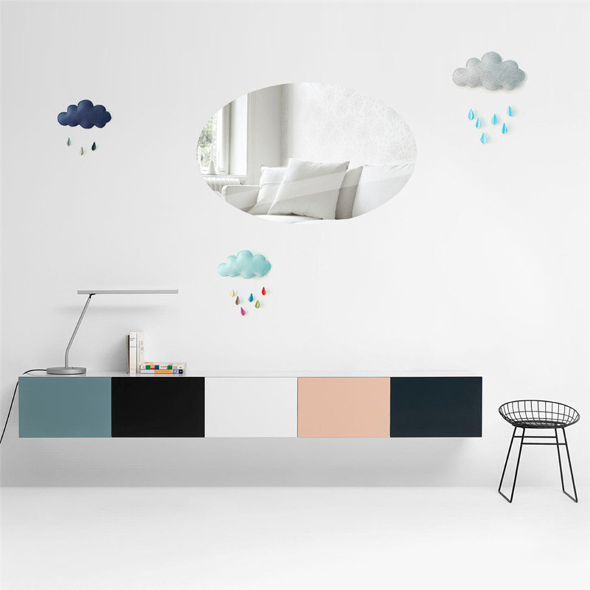 Một chiếc gương hình chữ nhật hình chữ nhật hình chữ nhật Akry với một chiếc gương màu vàng và màu vàng-shut-chaber 019.