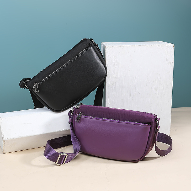 The new 2024 cross-border recreational slant bag girl, large one-shoulder slant.