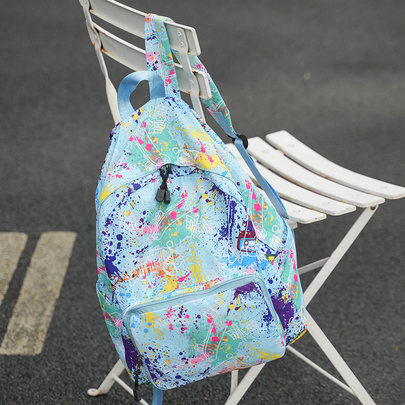 2024 new large volume folds light-punylon outdoor double-shouldered backpacks