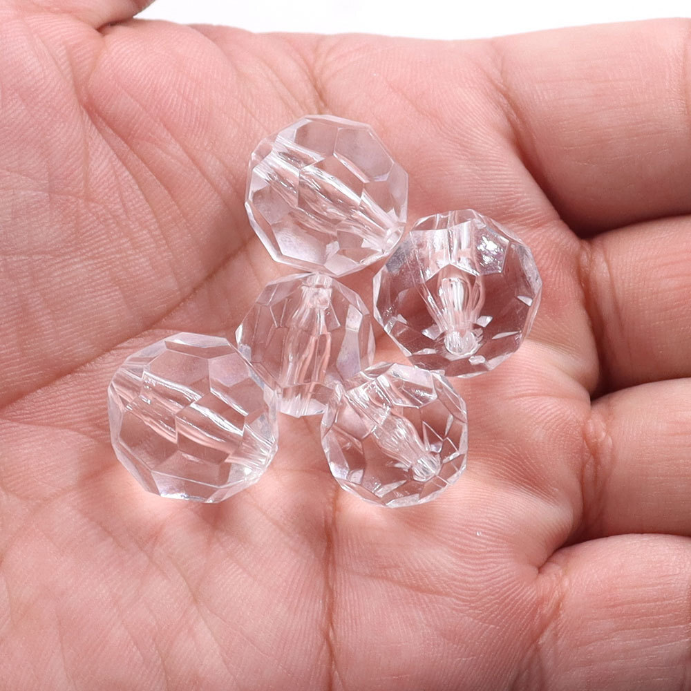 16mm Transparent multi-spherical angle 32-spherical crystal-transparent DIY accessories