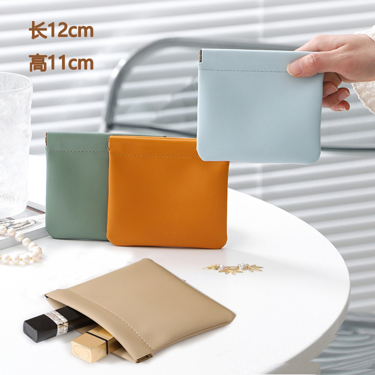 PU ไอรอน Scrack กระเป๋าคุมข้อมูลศูนย์อัตโนมัติปิดด้วยแพกเกจปาก min Packer สี เพื่อพิมพ์ Logo