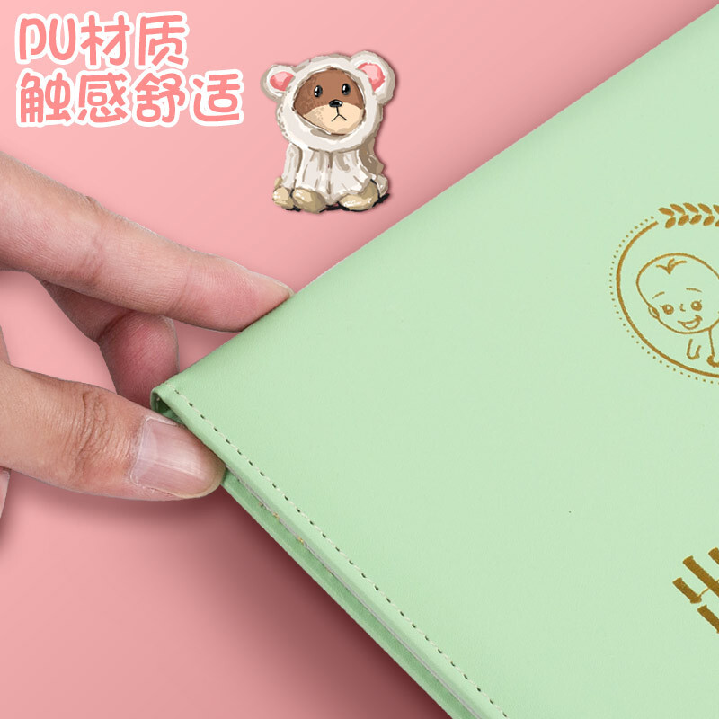 Phần bổ sung hai lần giấy khai sinh mới cho việc phân phối các chứng nhận sinh nhật PU ảnh chụp cho trẻ sơ sinh