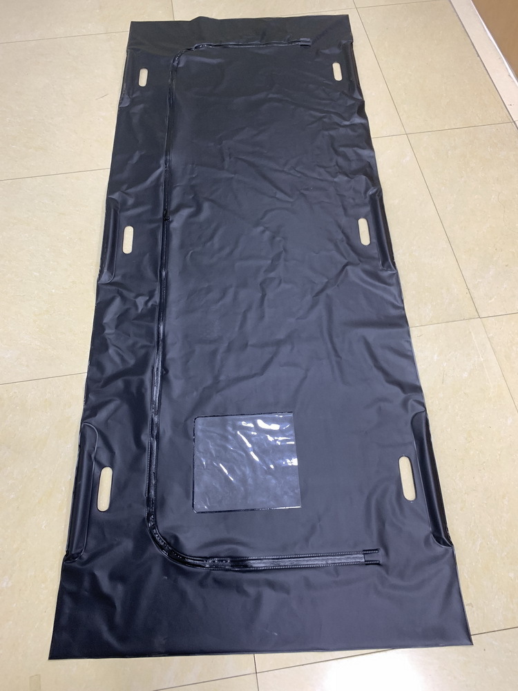 PVC and waterproof U-shaped body-covered body bag FDA body bag