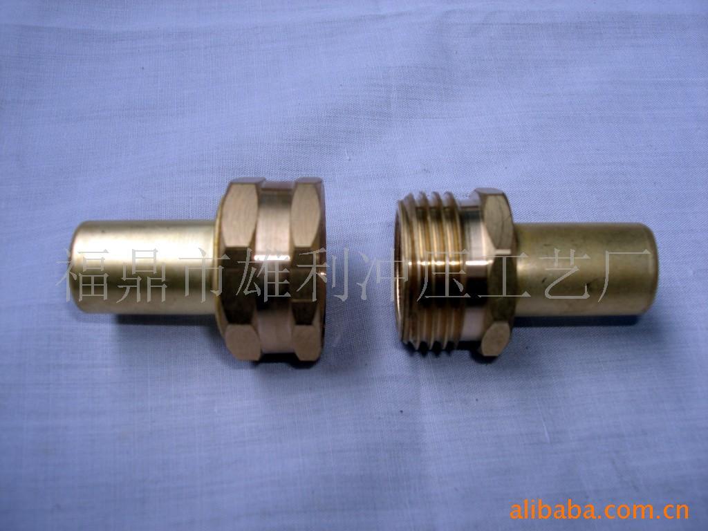 廠家供應公頭母頭連接器水管軟管轉接器 金屬快速接頭 八角銅接頭