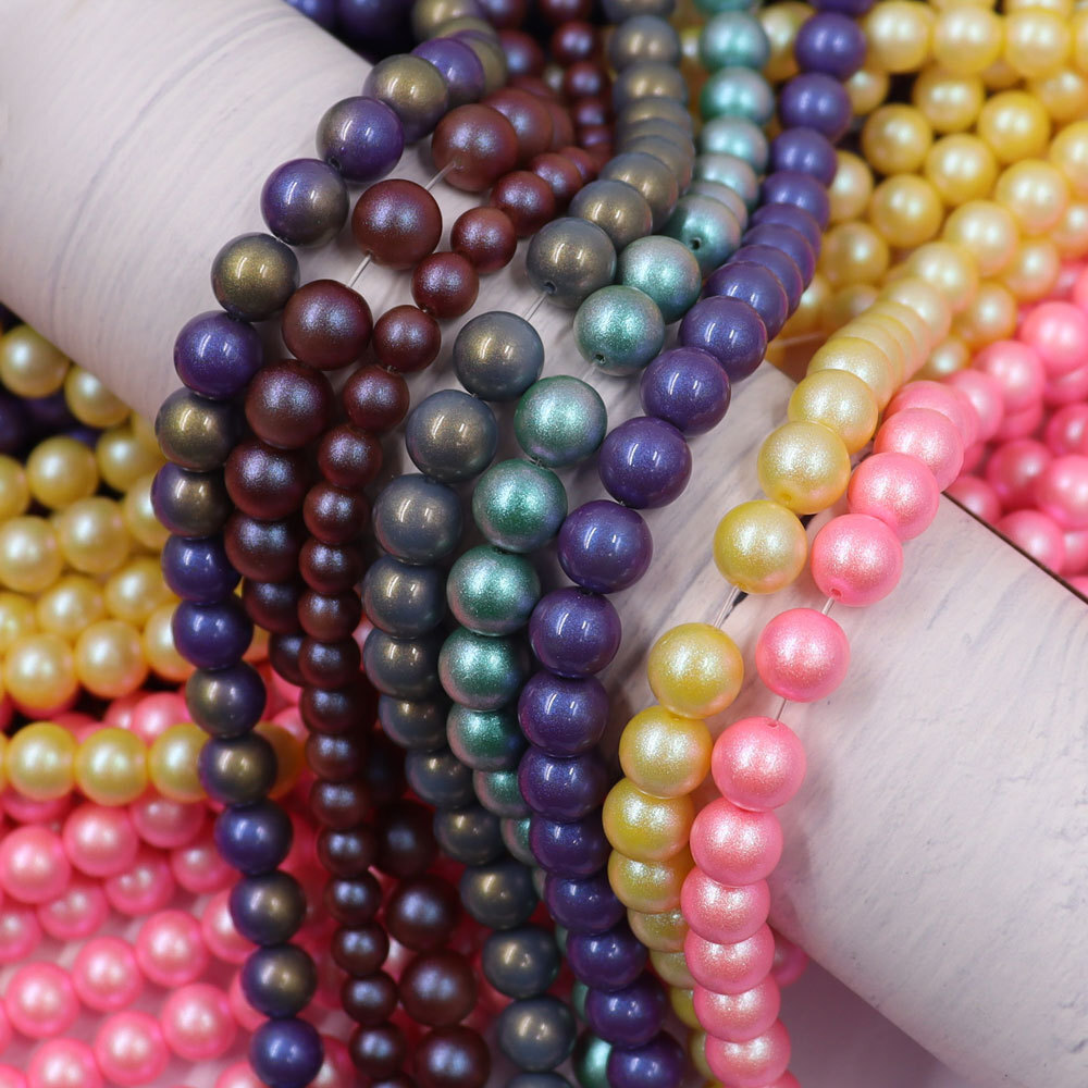 Wholesale 3-14mm candy picturing pearls, DIY necklaces for girls