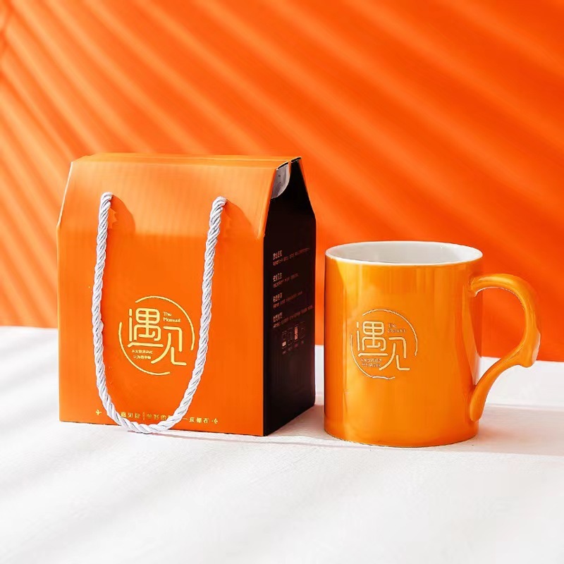 大容量陶瓷杯男女禮盒情侶對杯學生早餐杯新款馬克杯批發伴手禮杯