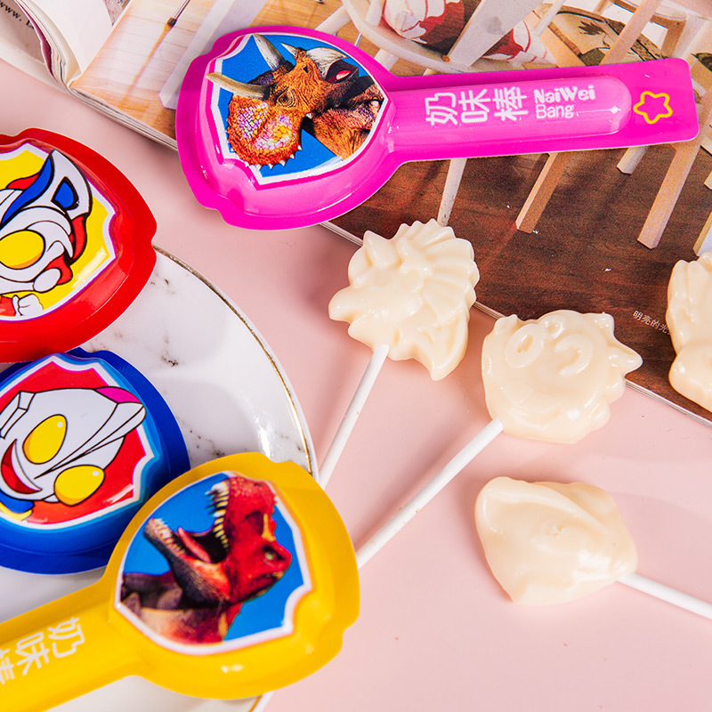 Cheese lollipop creative hard candy milk child snack leisure food