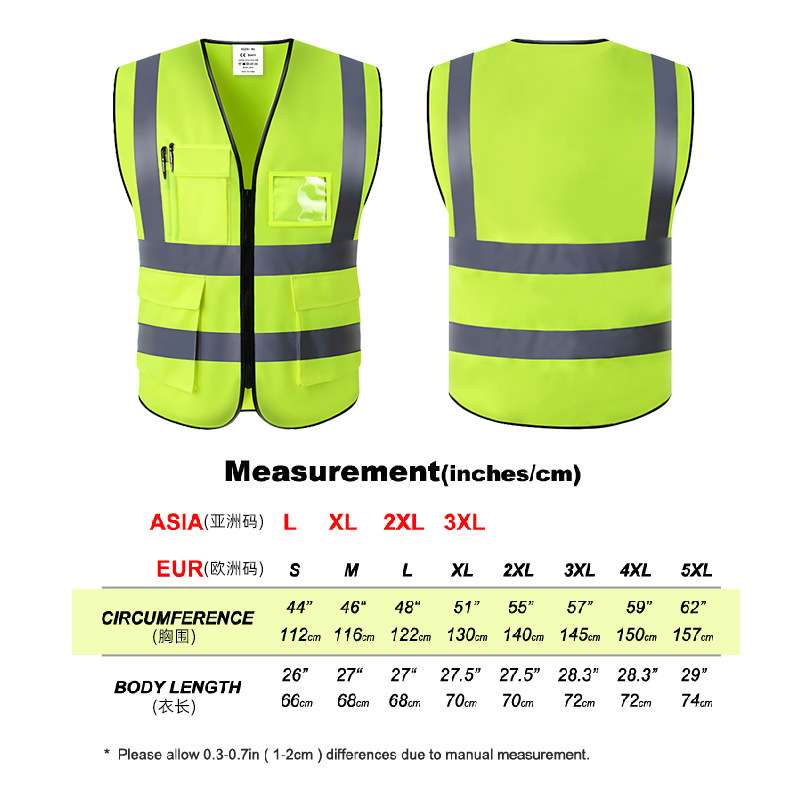 The Mei An Ming factory is a direct European-American 120g reflector vest for cross-border foreign trade.