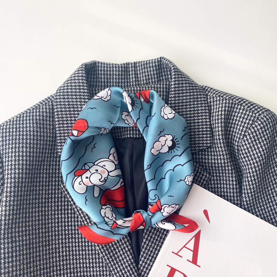 Children's silk towels, tonics, silk scarfs, silk scarfs.