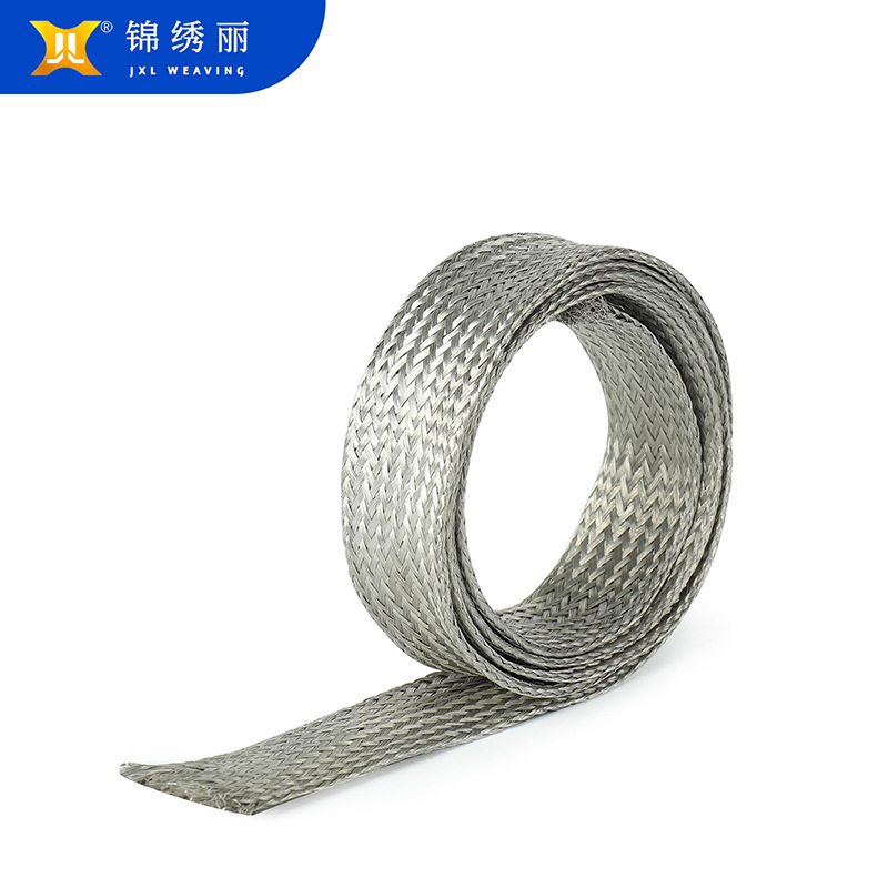 Wholesale, tin-coated wire woven tube, electrical shielding of metal tethers, mm squared tube.